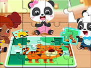 Jigsaw Puzzle: Baby Panda spielt Jigsaw