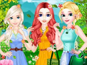 Frühlingsmode Farbkleid