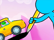 Stickman Zeichne Die Brcke