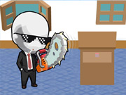 Das Büro Zerstören